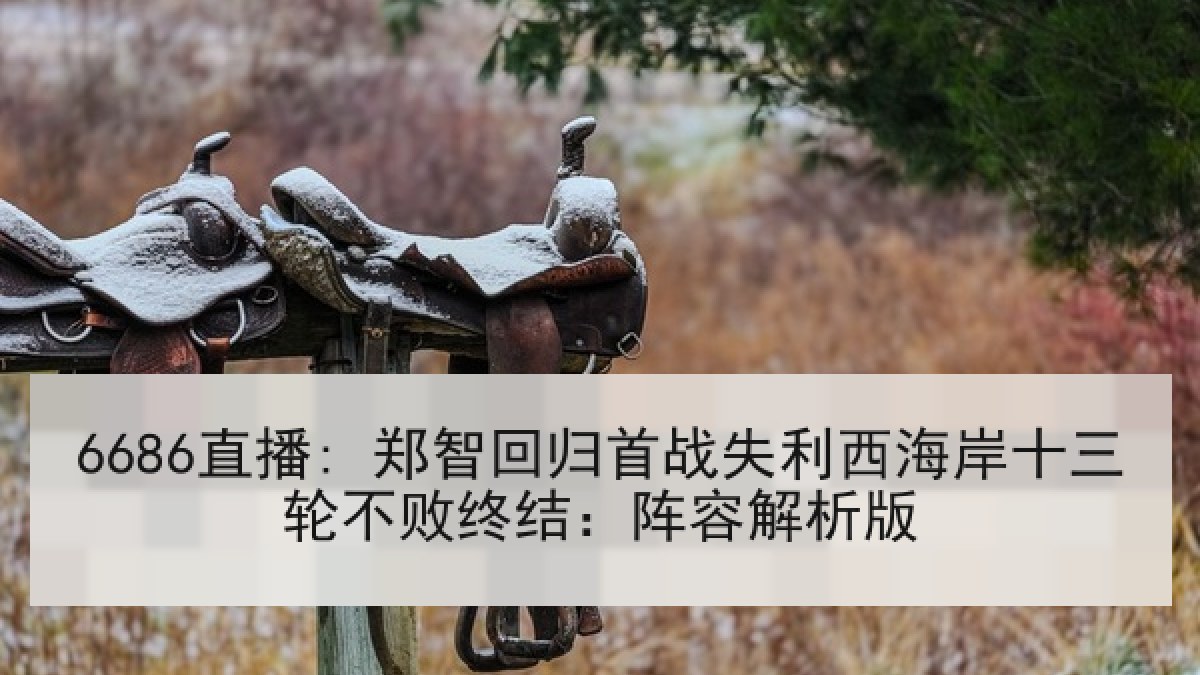 6686直播: 郑智回归首战失利西海岸十三轮不败终结：阵容解析版